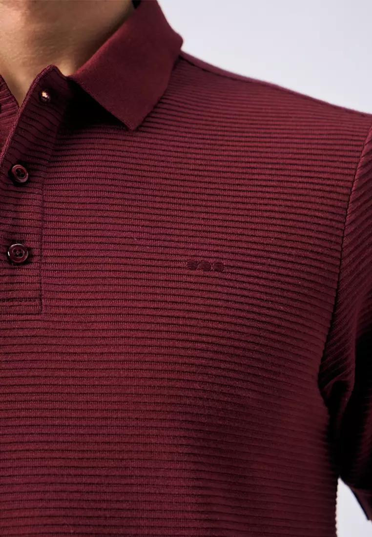 O.O.O. Textured Polo Shirt