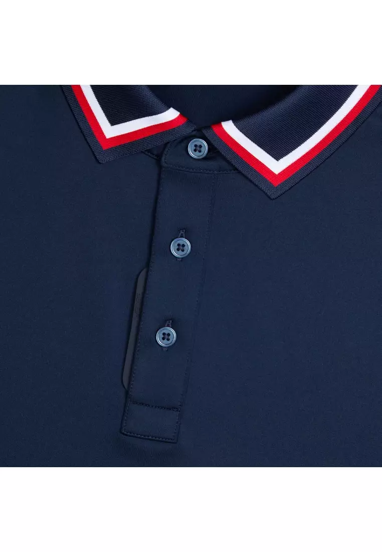 Men’s G/Tab Essential Tech Jersey Banded Sleeve Polo