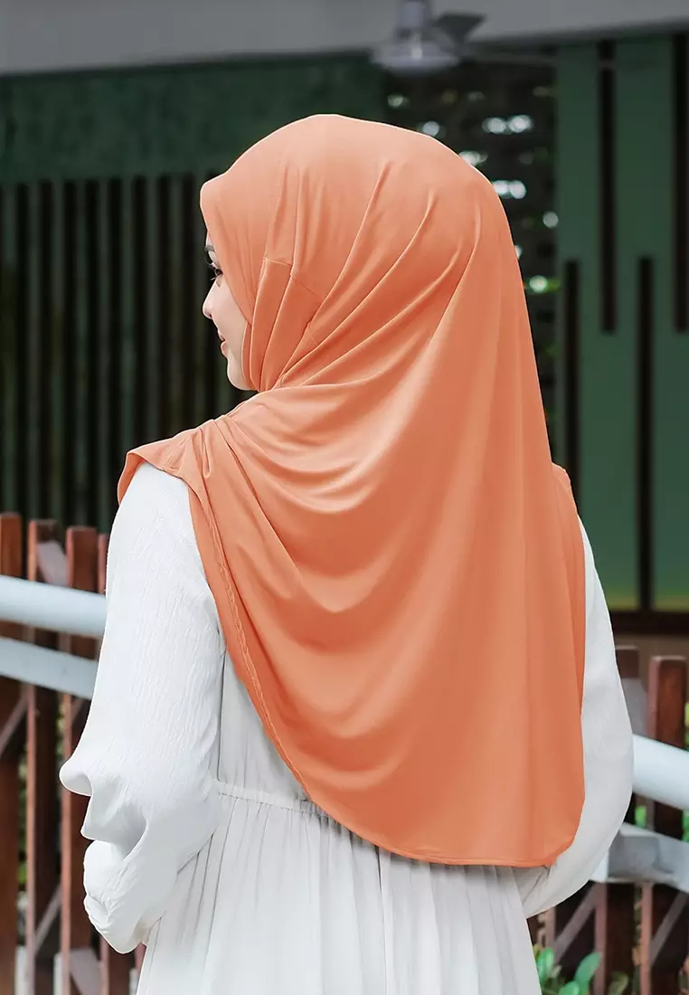 HIJAB INSTAN FATHIA - ORANGE