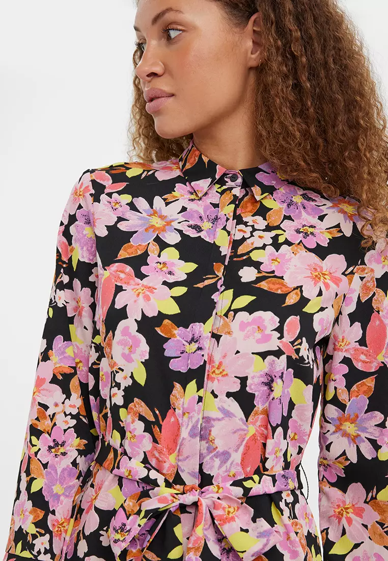Buy Vero Moda Floral Shirt Dress 2024 Online ZALORA Philippines