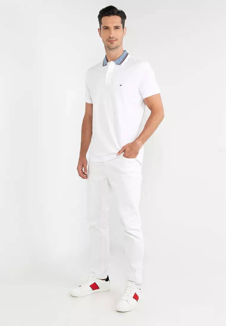 網上選購Tommy Hilfiger Wcc Gs ZALORA香港 系列| Shirt 2023 Collar Mouline Polo Reg
