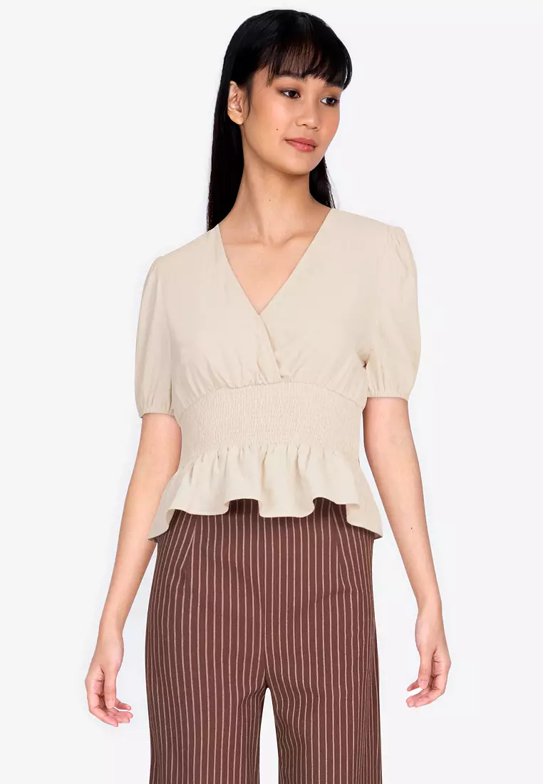 Peplum smock 2025 top