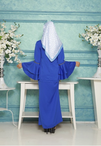 Buy Umaiyra Kurung Modern from KAMDAR in Blue only 135.5