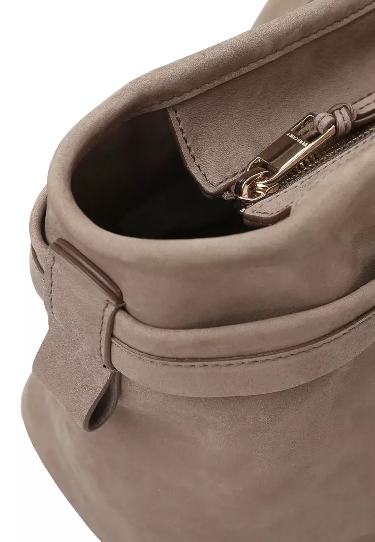 Empiricism Baguette 單肩袋 - 暖灰