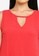 Springfield red Plain Two-Material Tank Top 43B9CAADD3ED83GS_3