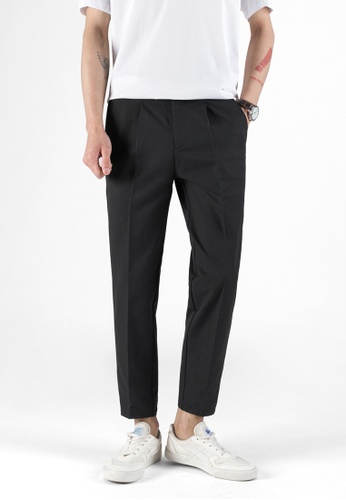 HAPPY FRIDAYS black Pituitary Sensation Casual Suit Pants AP-J1689 C7F2FAABC5FC24GS_1