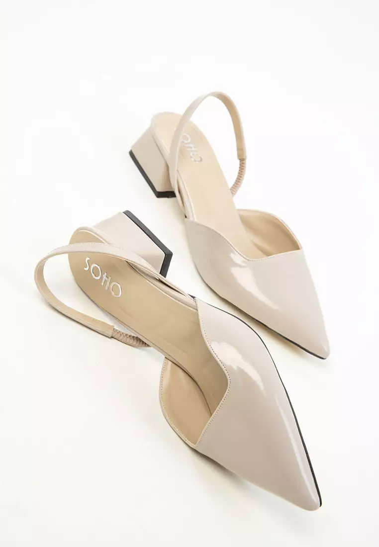 Patent Leather Classic Heeled Shoes