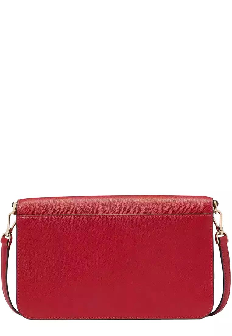 Madison Flap Convertible Crossbody Bag in Candied Cherry kc430