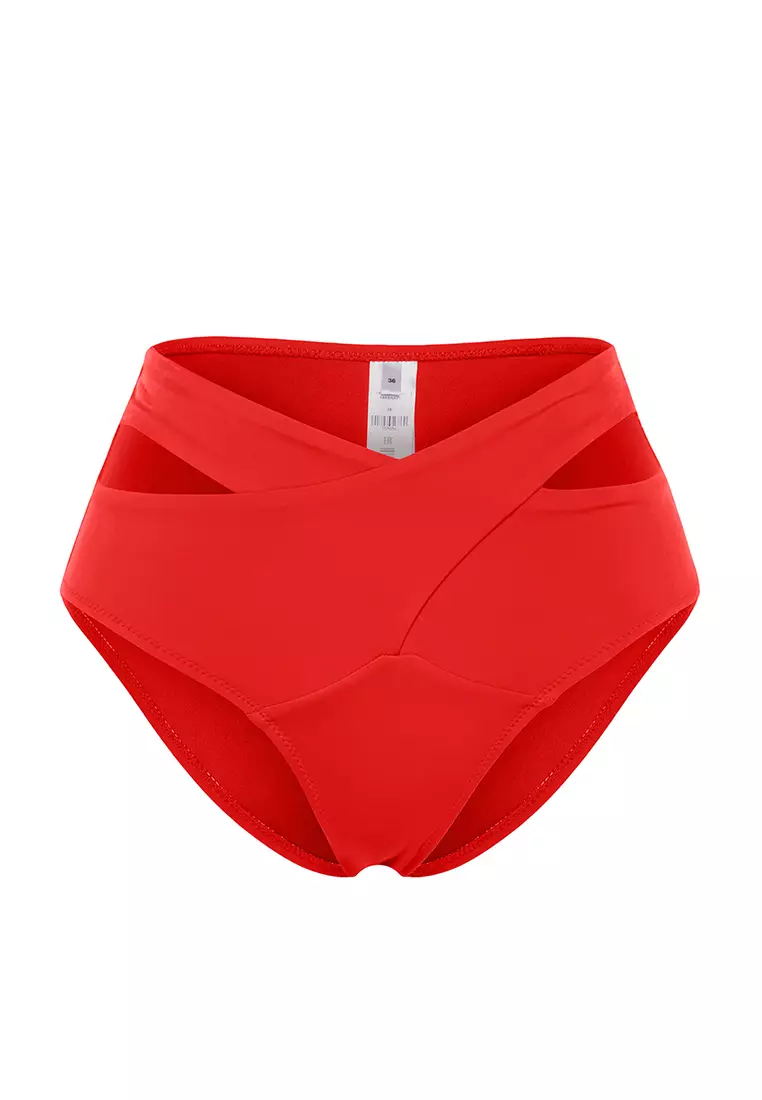 Cut Out/Window High Waist Regular Core Bikini Bottom