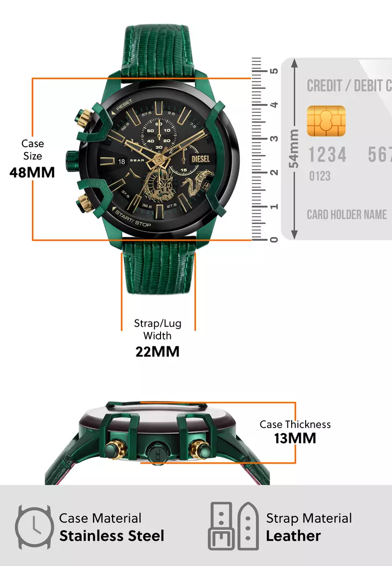 Buy Diesel Griffed Watch DZ4651 2023 Online | ZALORA Singapore