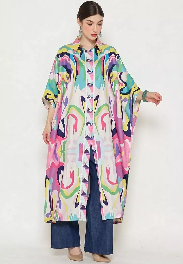 Kanzi Collared Kaftan