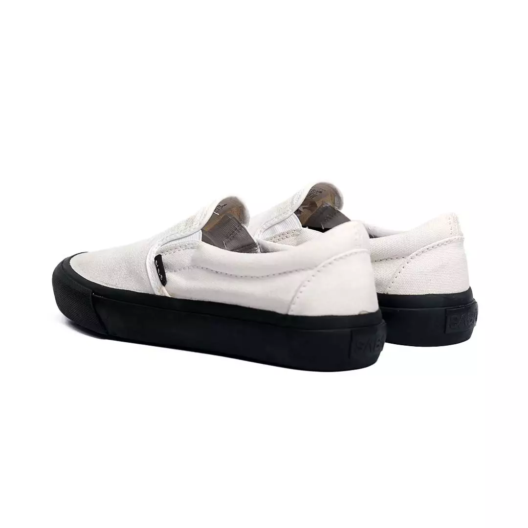 Saba Vintage Slip On Off White Black