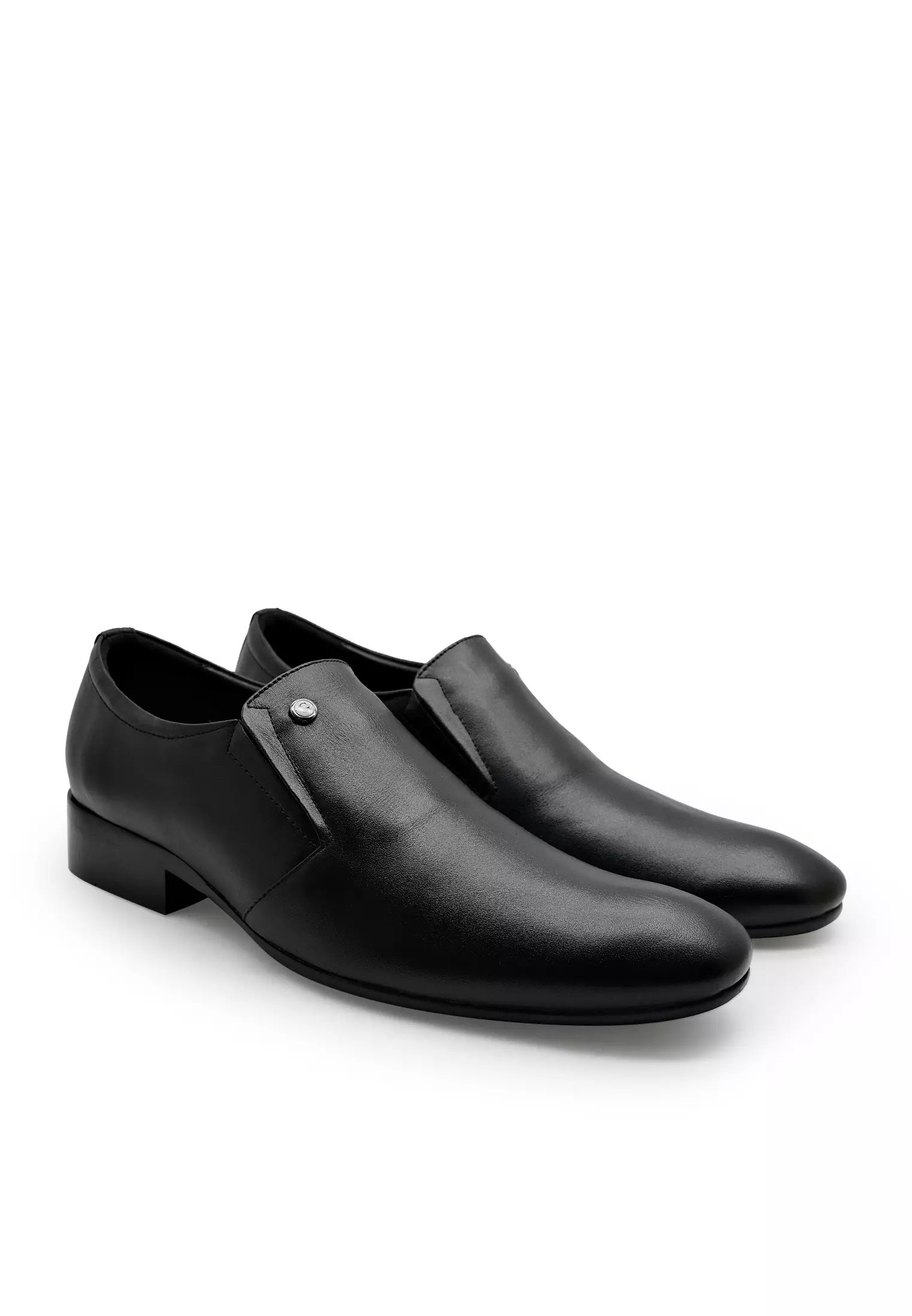 Sabastian Sepatu Slip On Pantofel Formal Kantor Pria Kulit Asli