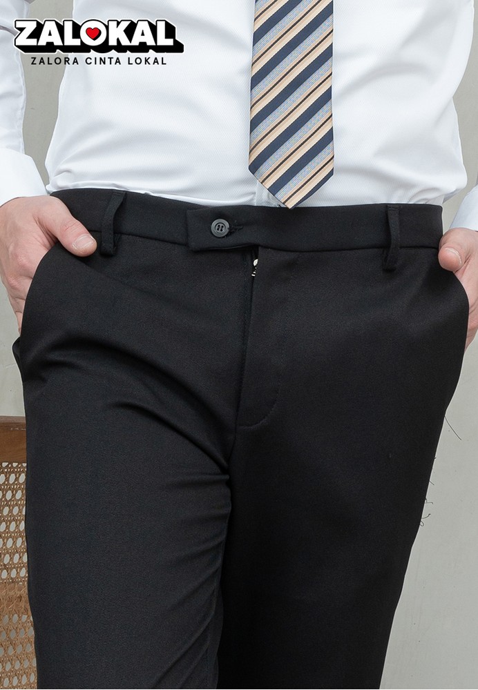 Jual House of Cuff Celana  panjang  pria  slim fit kerja 