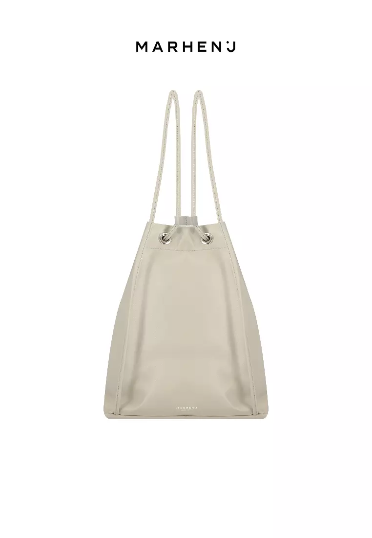 LEANNA Nylon Backpack Beige