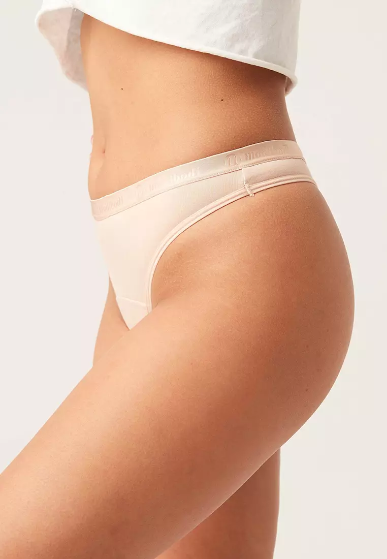 Modibodi Period Underwear Classic Thong Super Light Beige