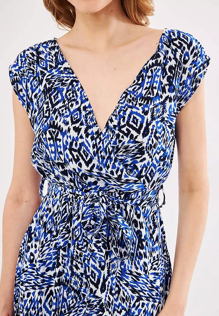 Waist Tie Wrap Dress