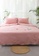 Milliot & Co. pink Vette K 4-pieces Fitted Sheet Set A28B3HL6ECF774GS_2