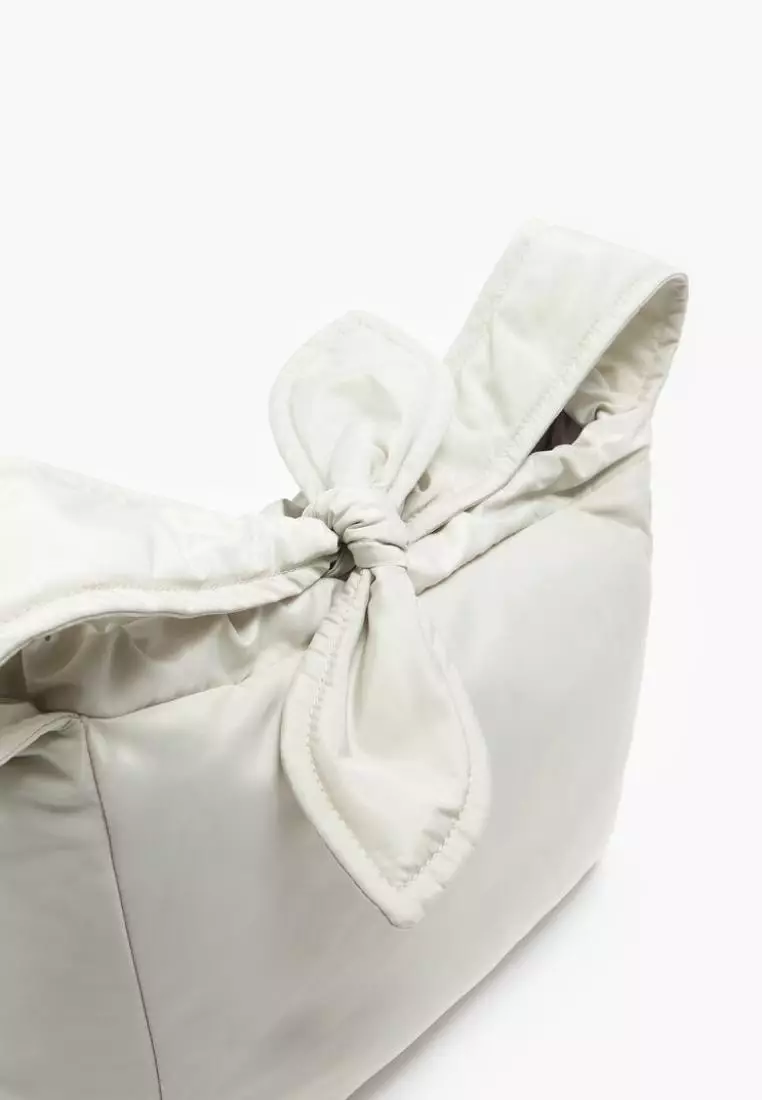 Bimba Y Lola L Sea Salt Nylon Hobo Bag