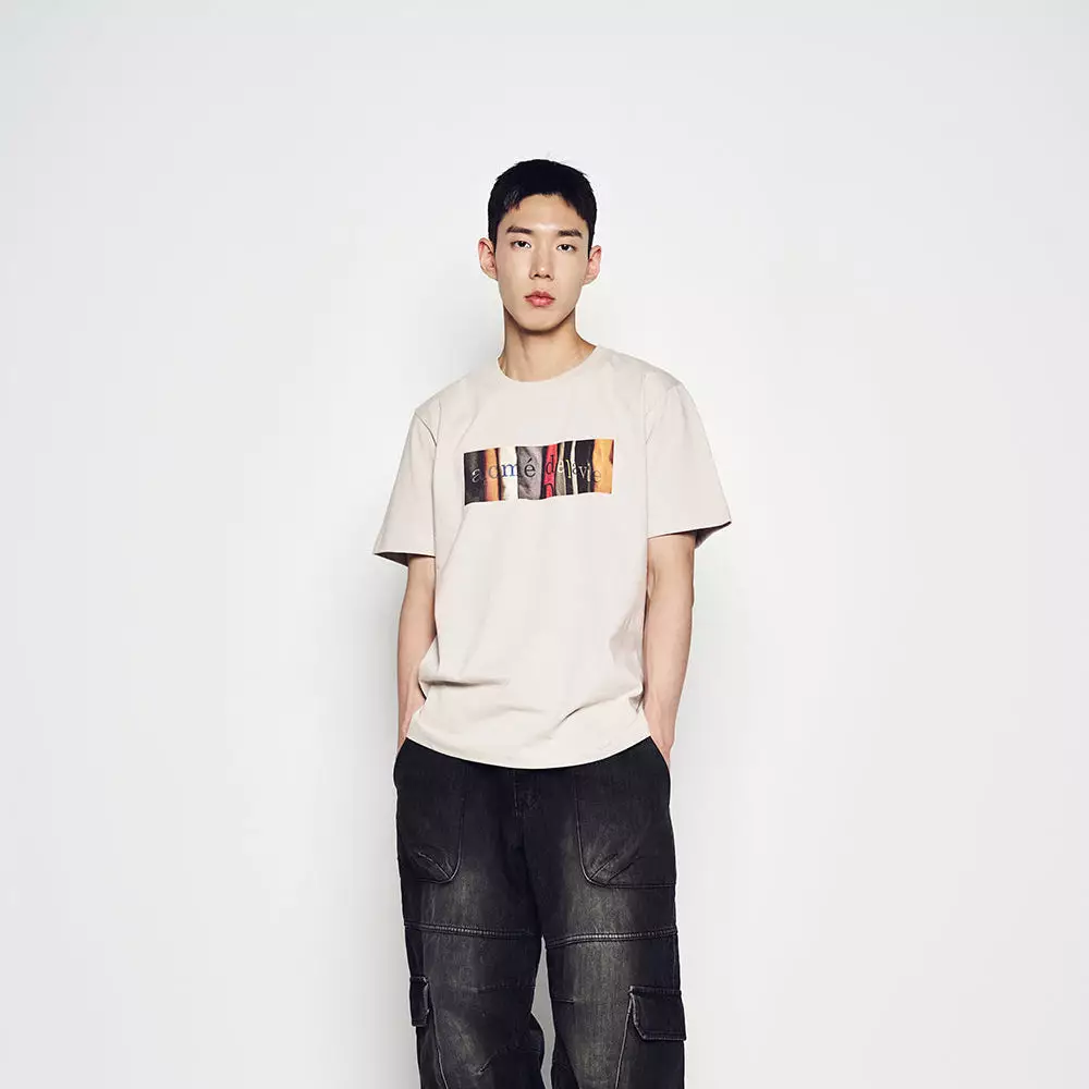 ARCHIVE LOGO SHORT SLEEVE T-SHIRT ESSENTIAL BEIGE