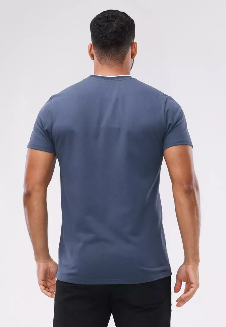 Round Neck Pique Short Sleeves
