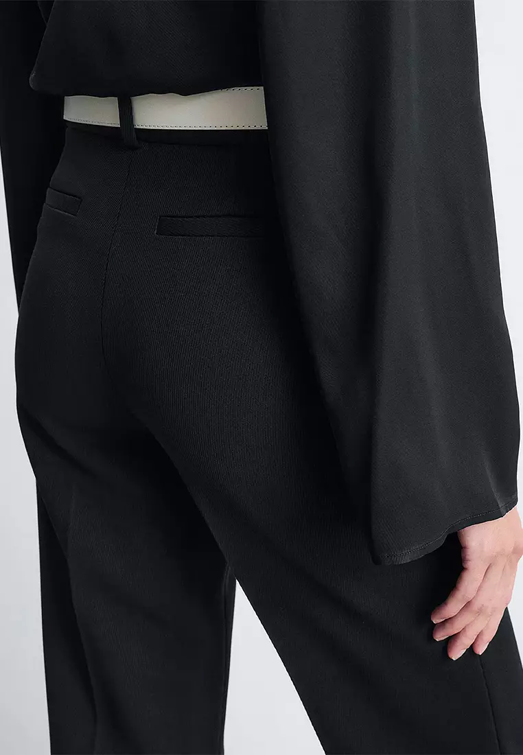 Slim-Leg Press-Crease Trousers