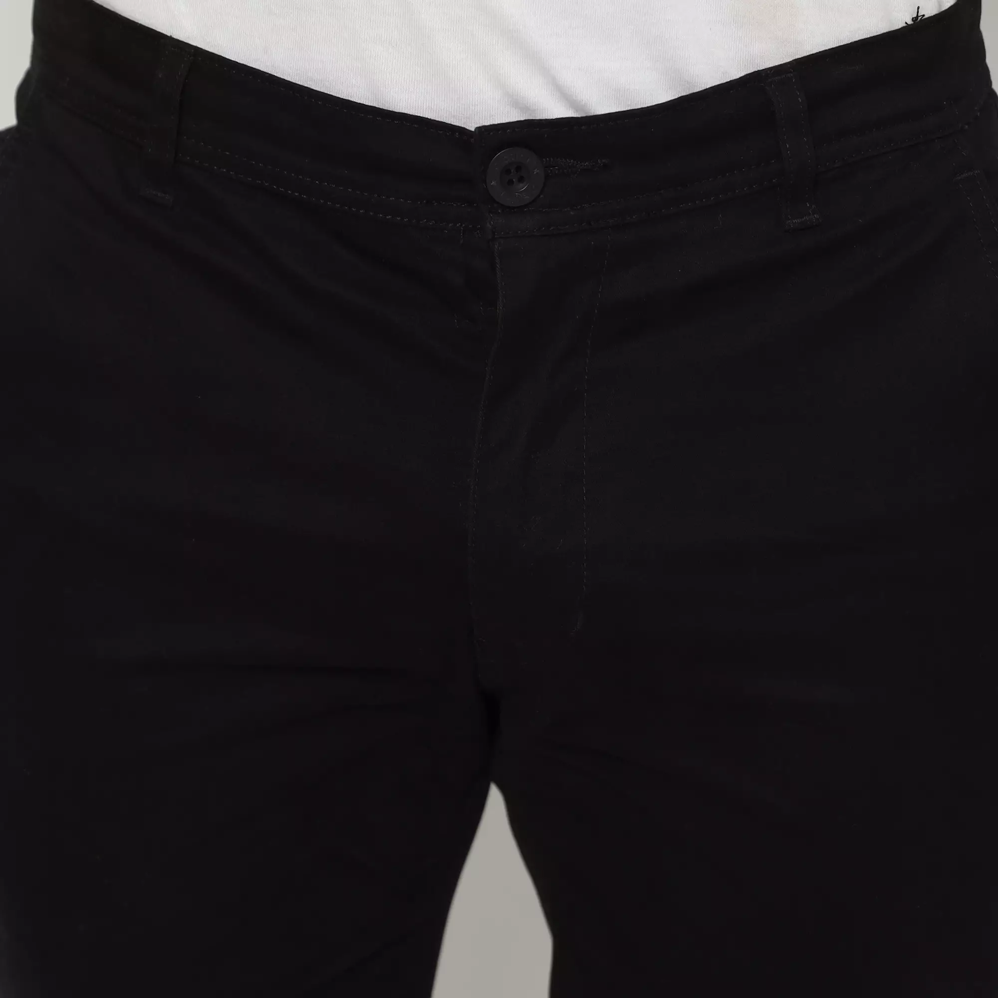 Platini Celana Pria Chino Panjang Hitam Stretch 588031