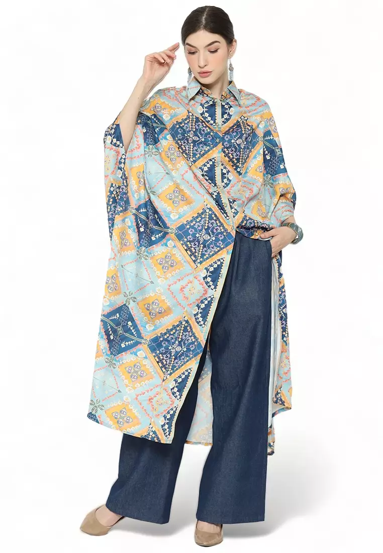 Kanzi Collared Kaftan