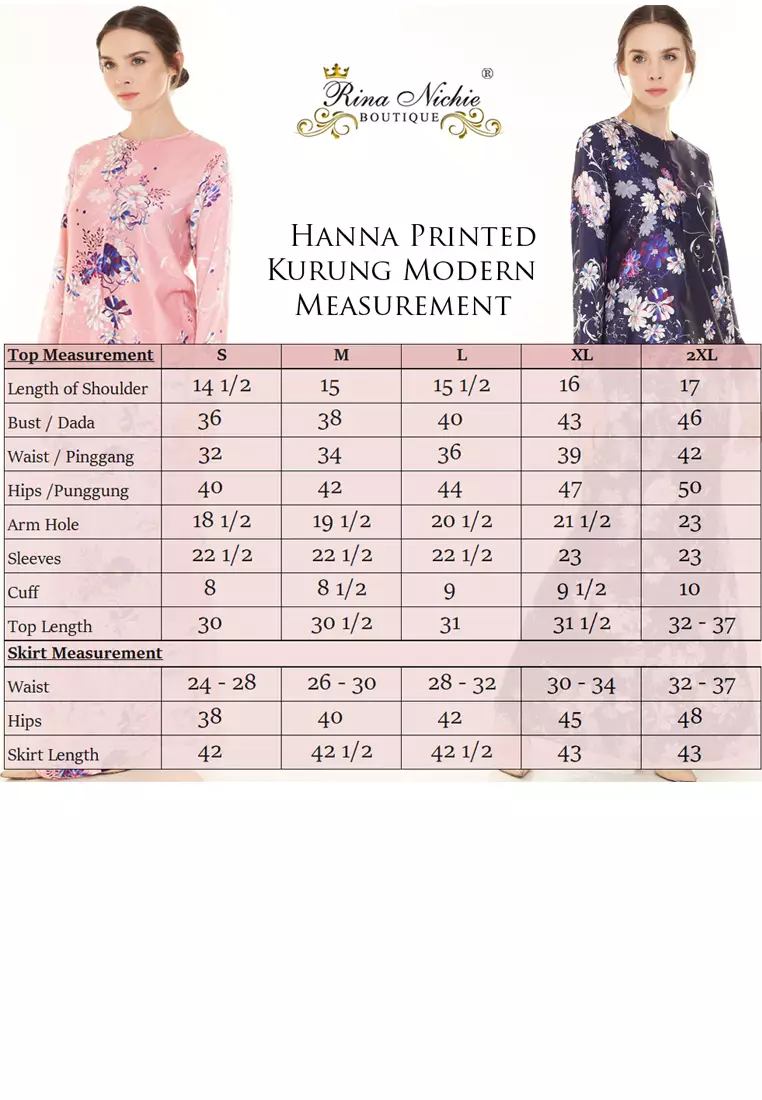 Hanna Printed Kurung Modern in Dark Purple