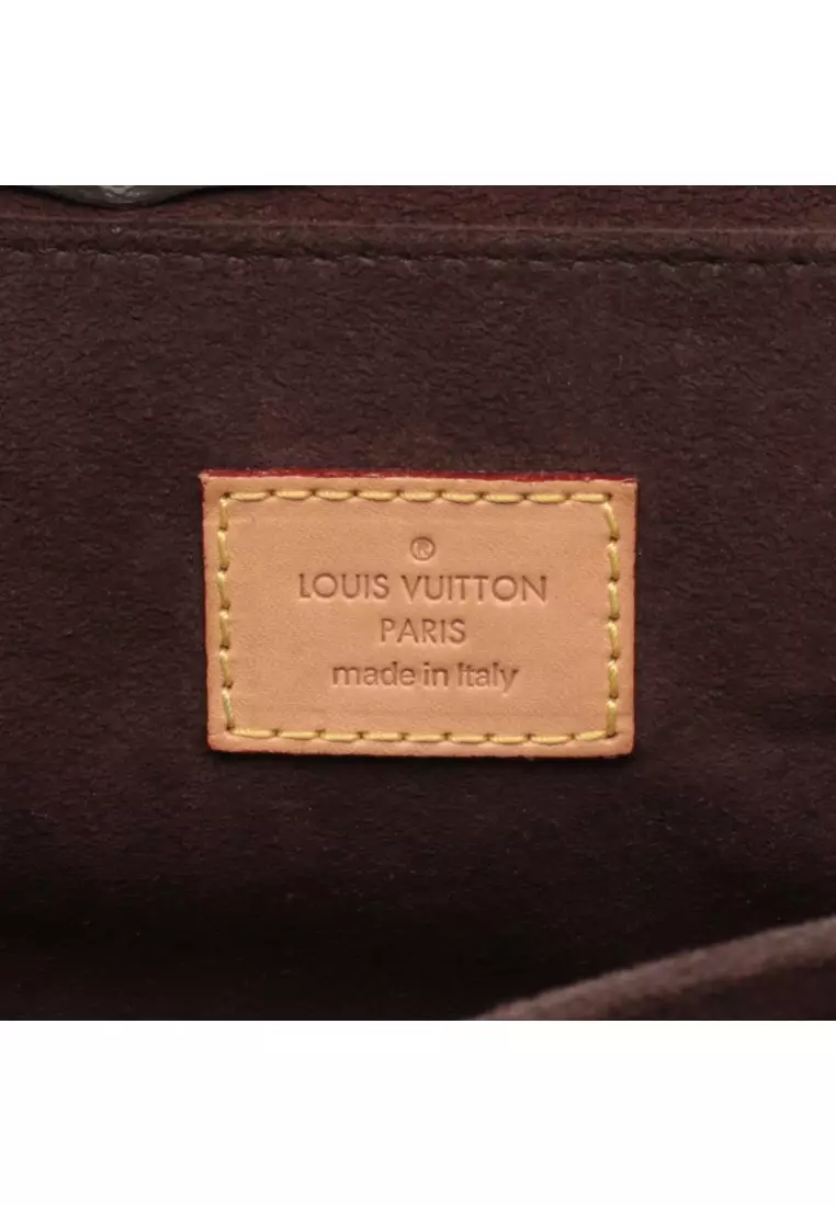 Pre-Loved Louis Vuitton pochette Metis MM monogram Handbag PVC leather Brown