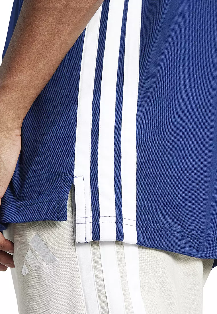 Essentials 3-Stripes Piqué Polo Shirt