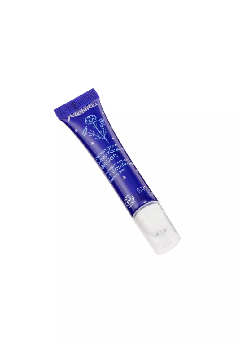 MELVITA Ice-fresh Roll-on with Cornflower Floral Water - Eye Contour 10ml