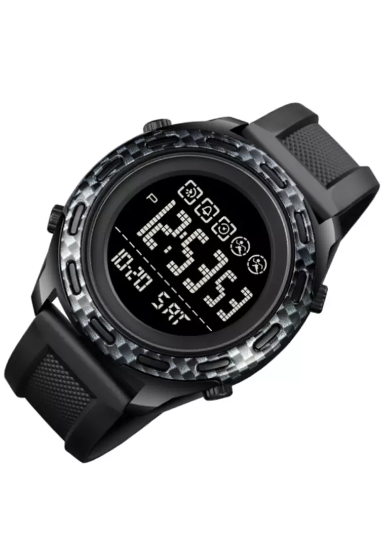 Jam Tangan Digital Pria Waterproof Many Function Strap Tali Material PU Silicone BL68 ORIGINAL