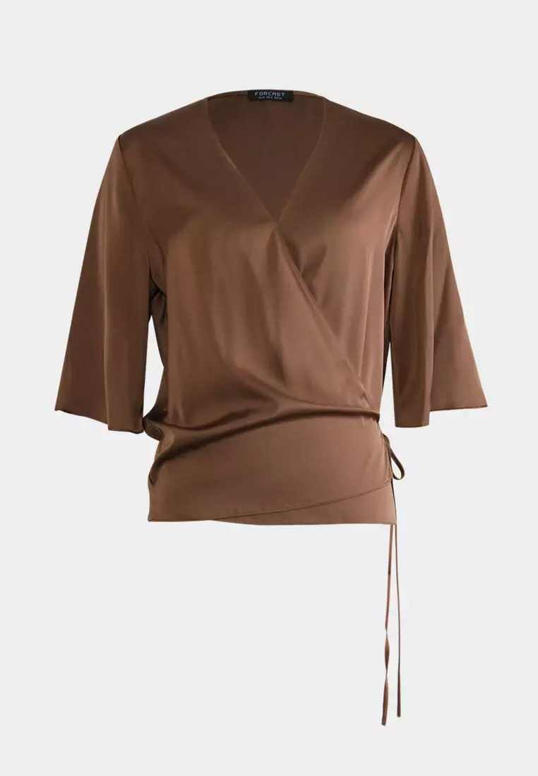 Aviya V-Neck Wrap Blouse