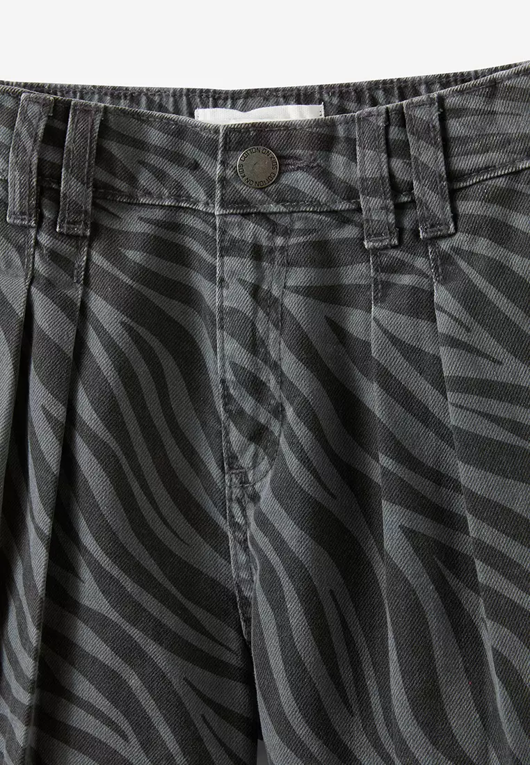 Sarai Pleat Front Denim Shorts