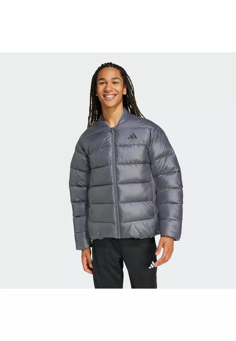 Lifestyle & Hiking Essentials CLIMAWARM Synthetic Down Jackets Men Grey JV7719