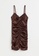 H&M brown Draped Dress B8C18AA77BC39DGS_5