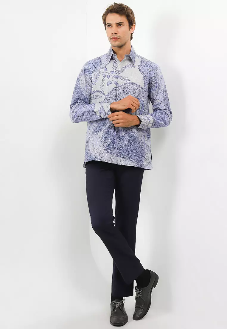 Aldric Shirt Kemeja Batik Katun Lengan Panjang