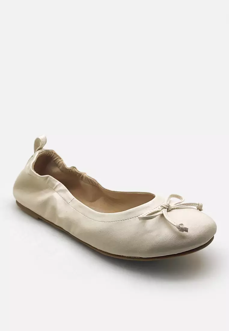 Maeve Foldable Ballerina Shoes with Bow