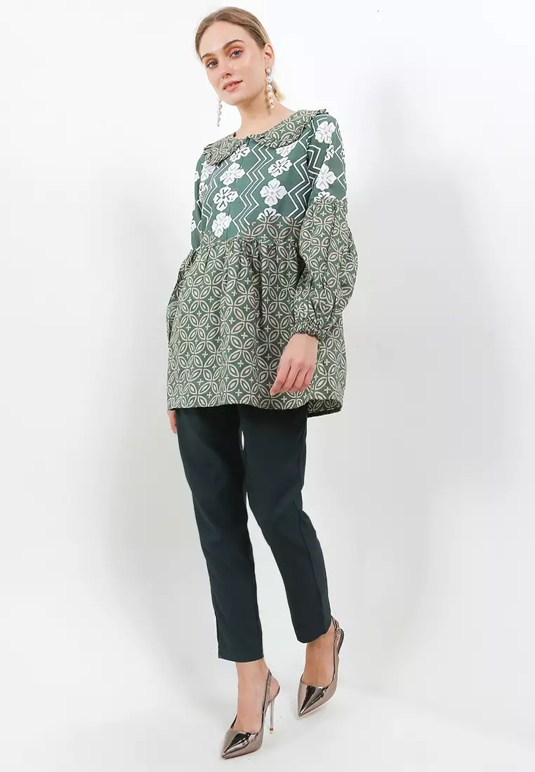 Belleza Blouse Batik Wanita Exclusive Premium Casual Modern