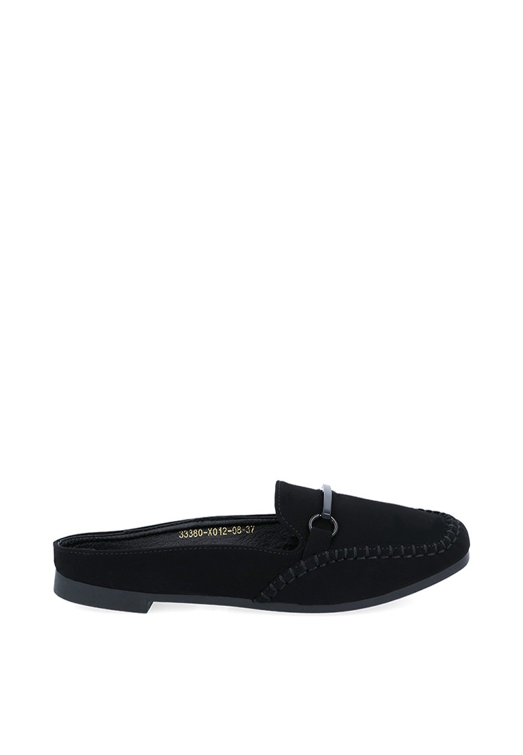 Black Cleo Mules