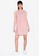 ZALORA BASICS pink Basic Asymmetric Frill Sleeveless Dress CF234AAFBDA37FGS_4