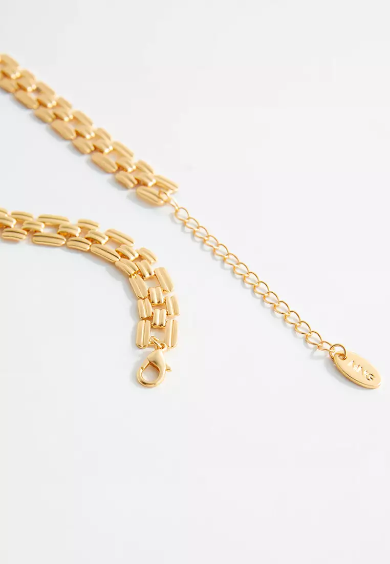 Gold flat new arrivals link chain