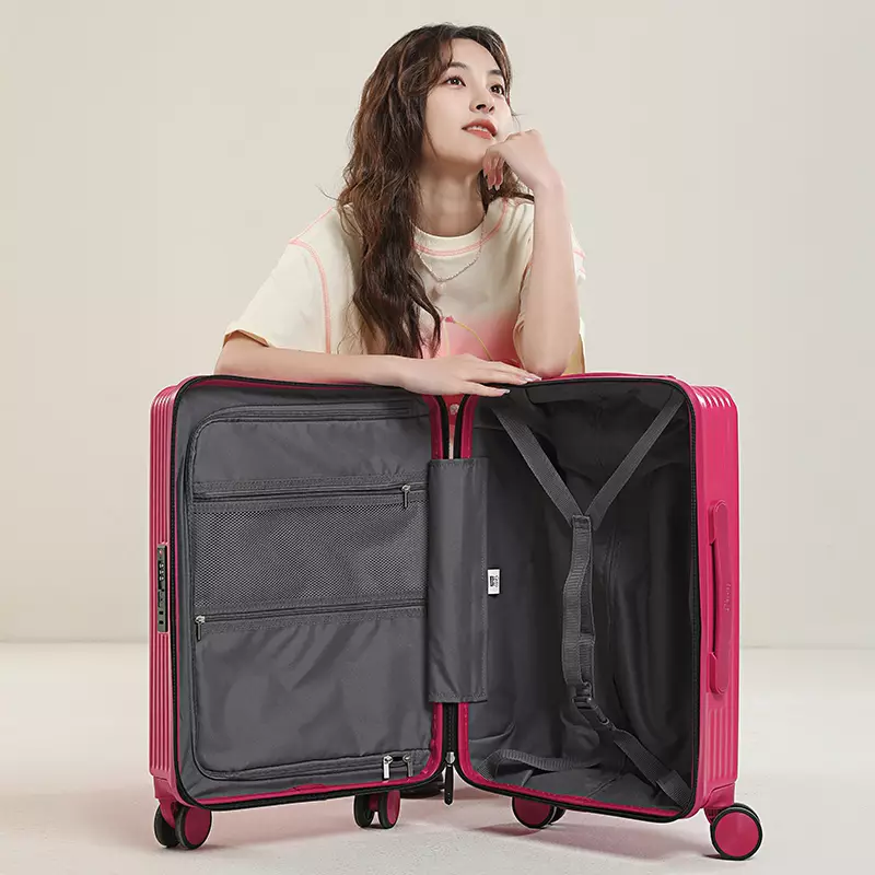 Mesuca Megos Disney Lotso Traveling Suitcase 20 Koper - Pink