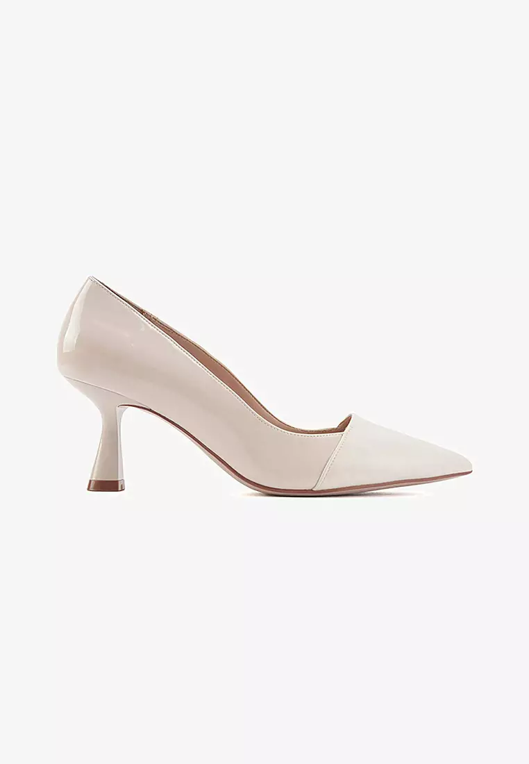 Discount on Nine West  shoes - SKU: Hunno Heeled Pumps Beige