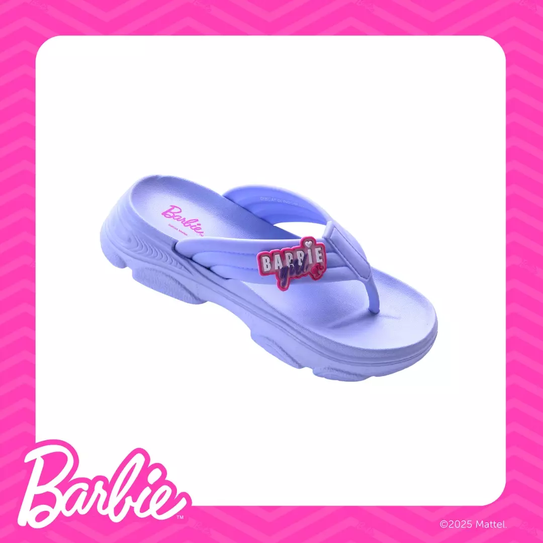 BARBIE - SANDAL WANITA TANGGUNG CH410024WT - BIRU HEATHER