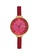 RumbaTime red and gold Rumbatime Orchard Leather Watch Merlot RU023AC92RTZHK_1