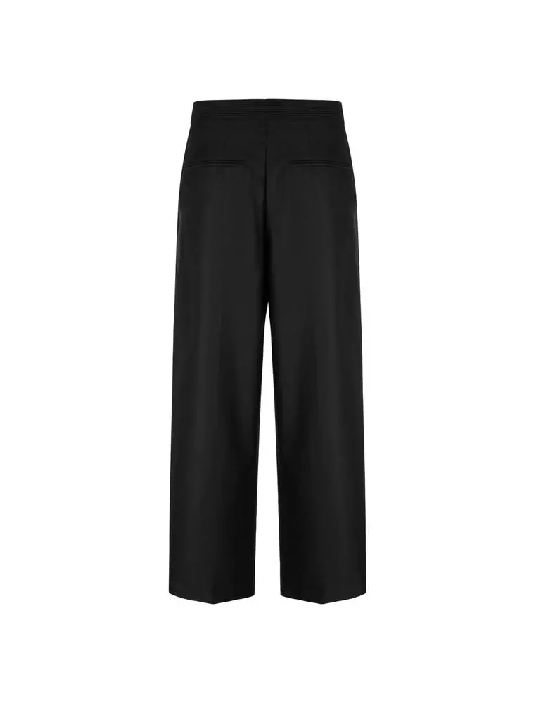 Wool Loose Fit Long Pants