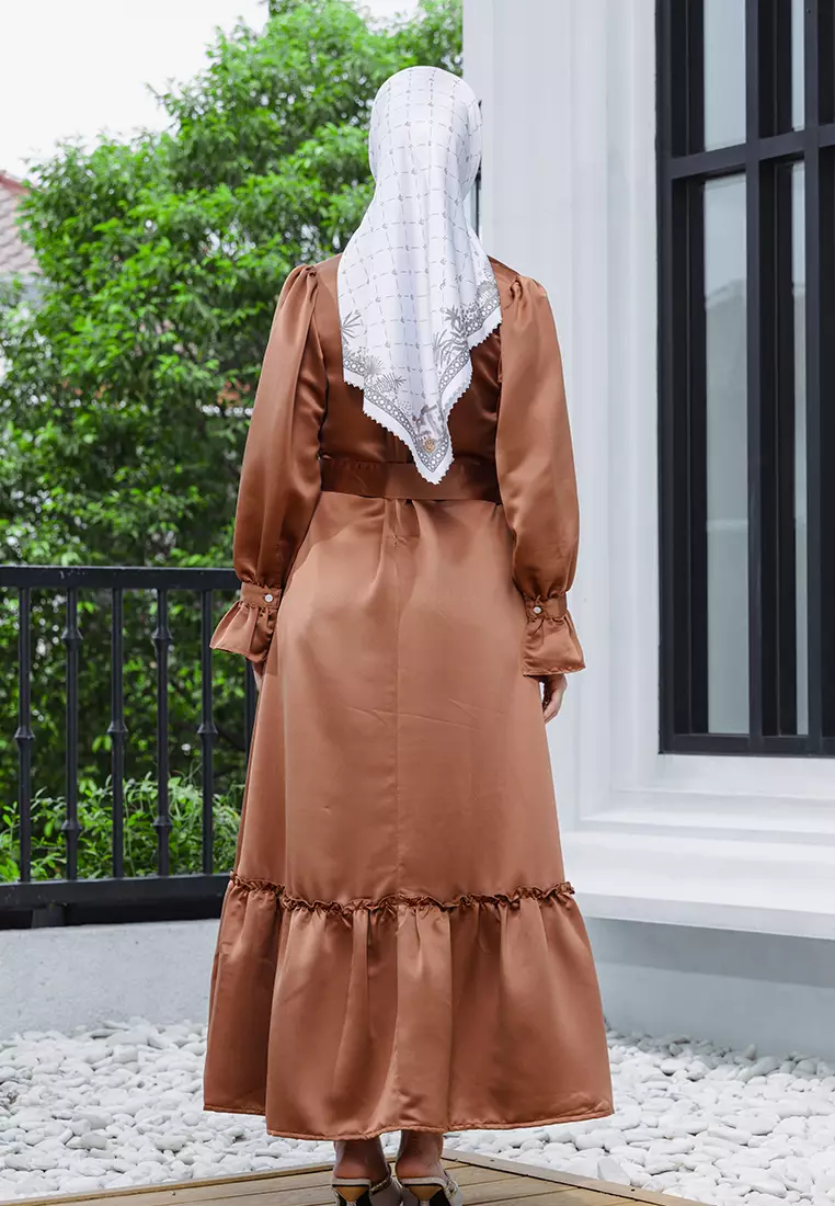 Little X eight Mom Veria Gamis - Gamis Wanita - Family Collection - Eid Collection Koleksi Lebaran Sarimbit Keluarga