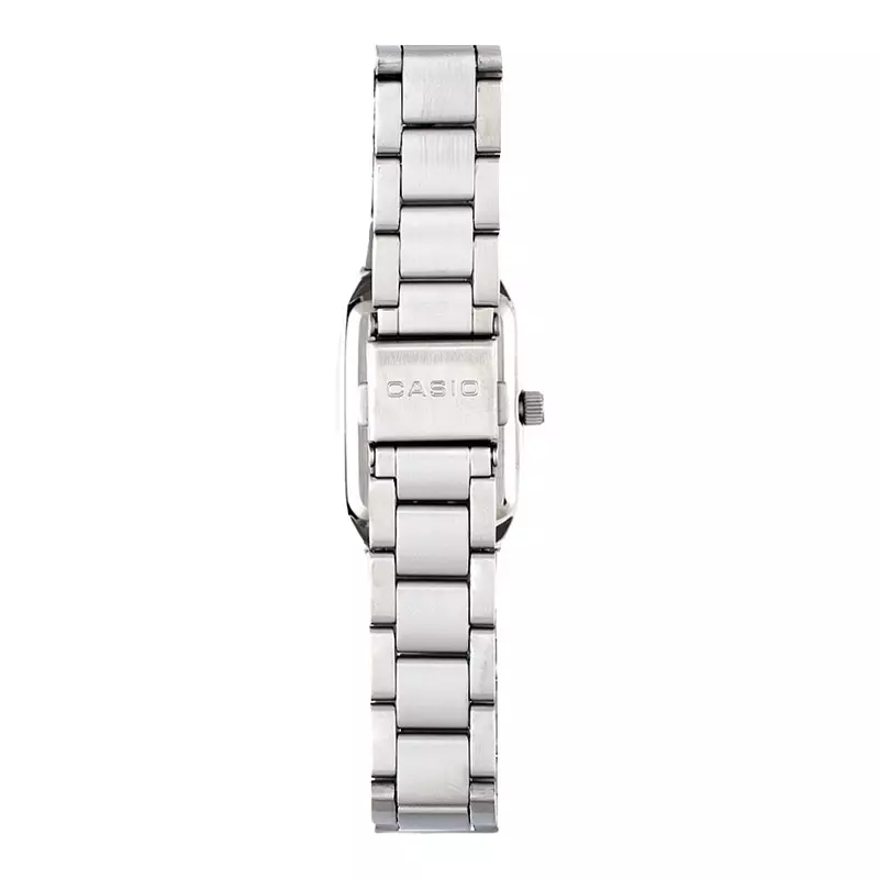 Jam Tangan Wanita Casio General LTP-1165A-1CDF Ladies Black Dial Stainless Steel Band